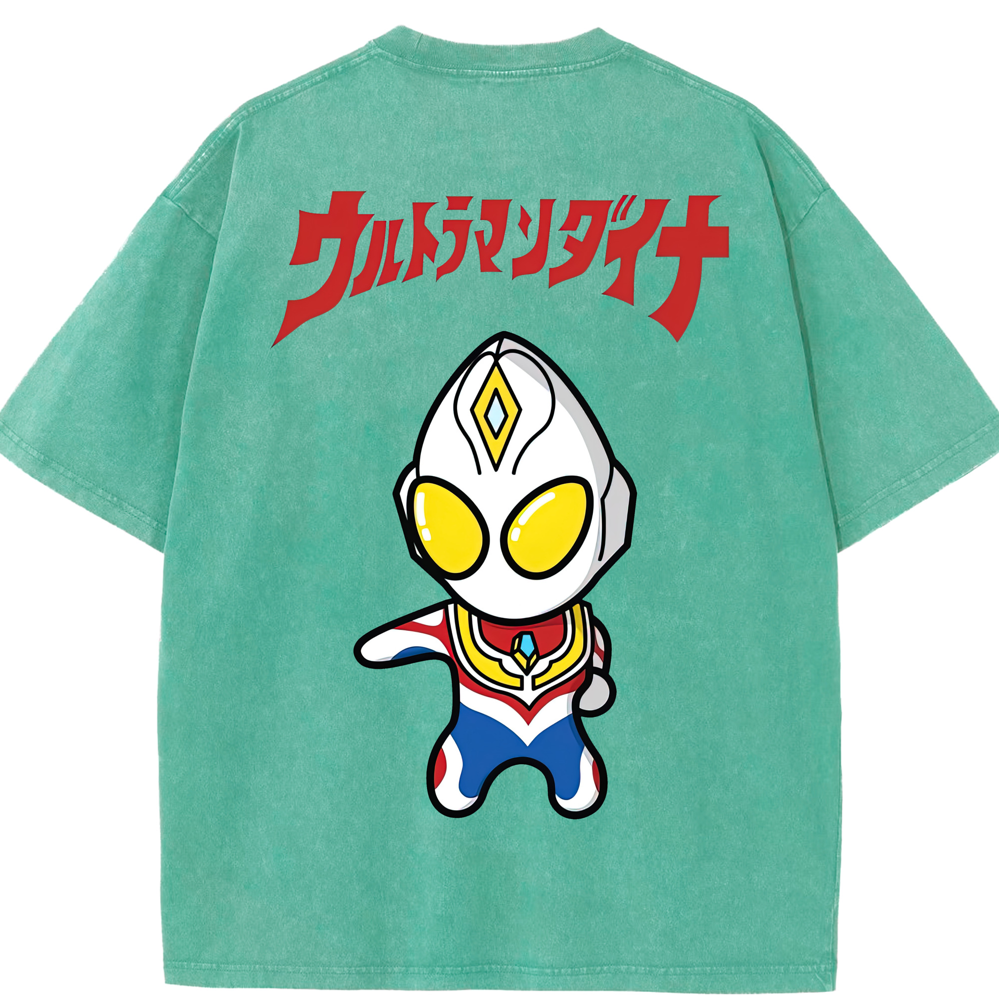 （画像用） ウルトラマン Ultraman 綿100% ヴィンテージ風 半袖Tシャツ（背面プリント）